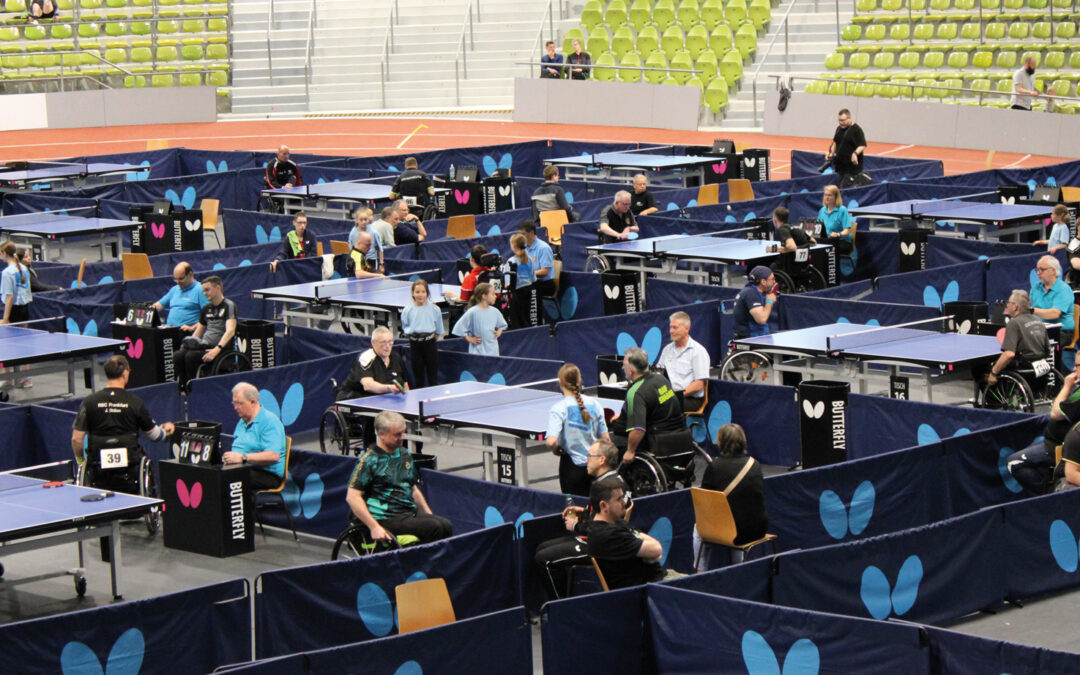 Para Tischtennis-DM: 240 Teilnehmer im Sindelfinger Glaspalast